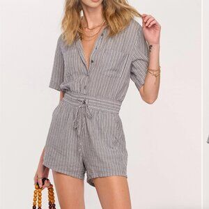 Heartloom Fontana Romper in Indigo